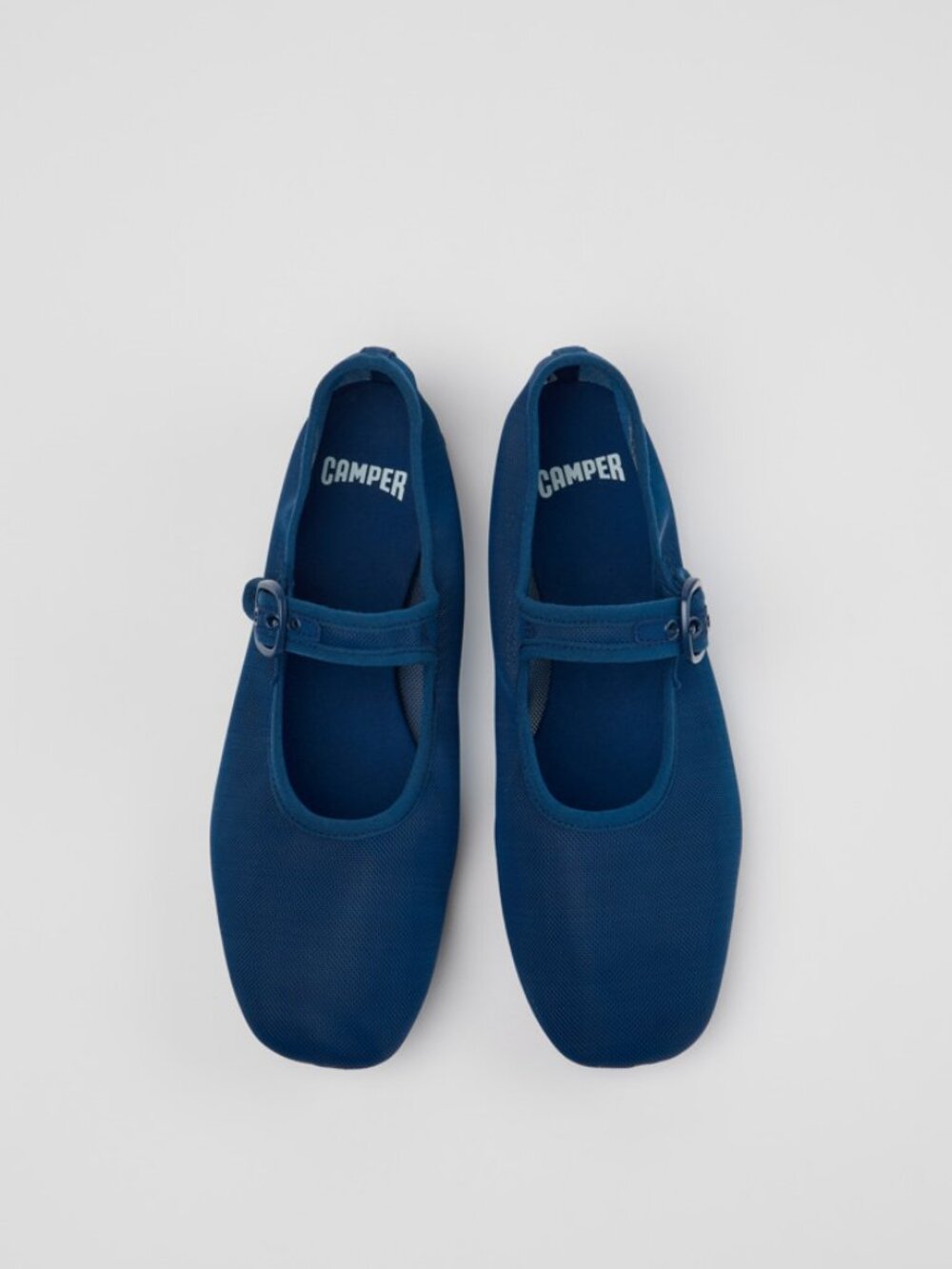 Camper - Casi Casi Myra Blue Textile Ballerinas - Size 38 - Picture 10 of 13